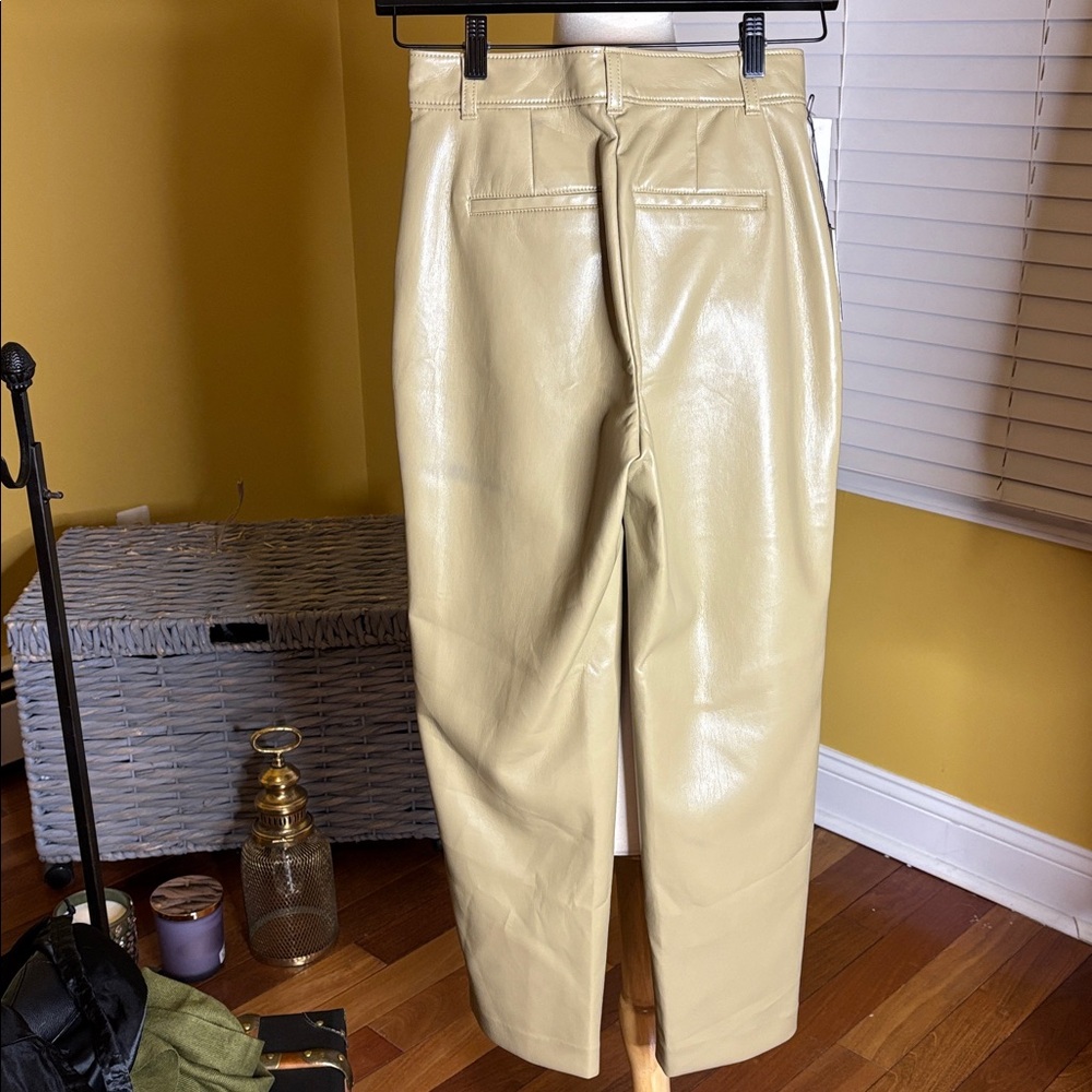 Aritzia Babaton Faux Leather Straight Pant - Picture 8 of 9